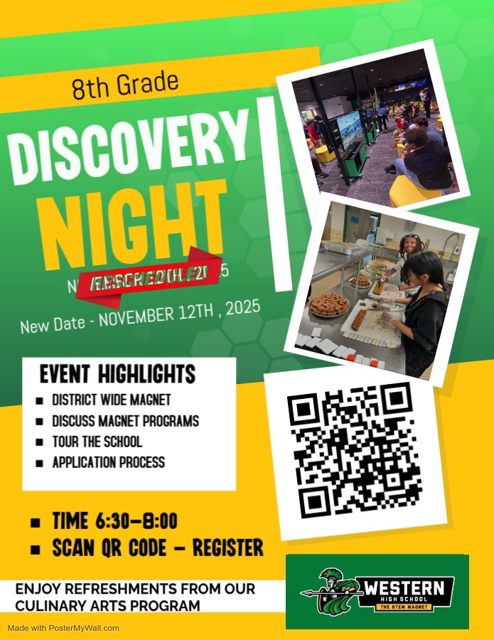 8th Grade Discovery Night Flyer