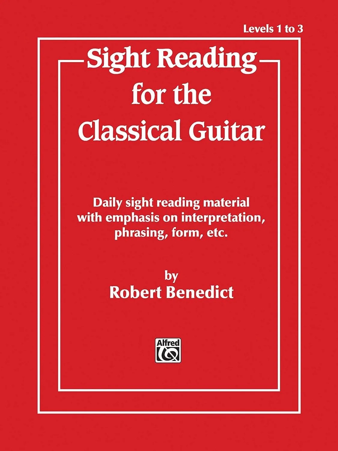 Sight Reading for the Classical Guitar book cover