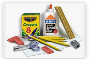 school materials , colors , raiser , pencils , ruler, pencil sharper