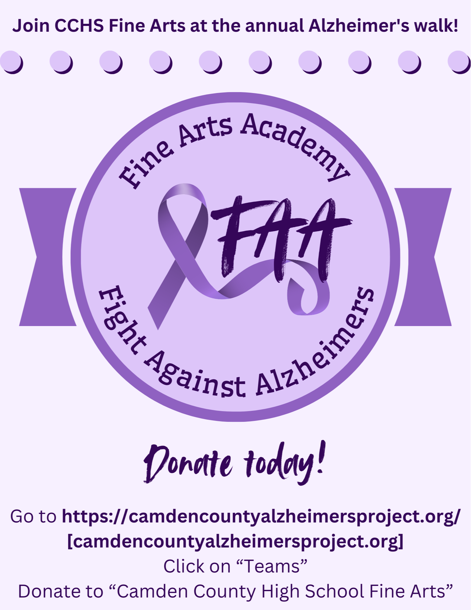 Fine Arts Academy Fight Against Alzheimers