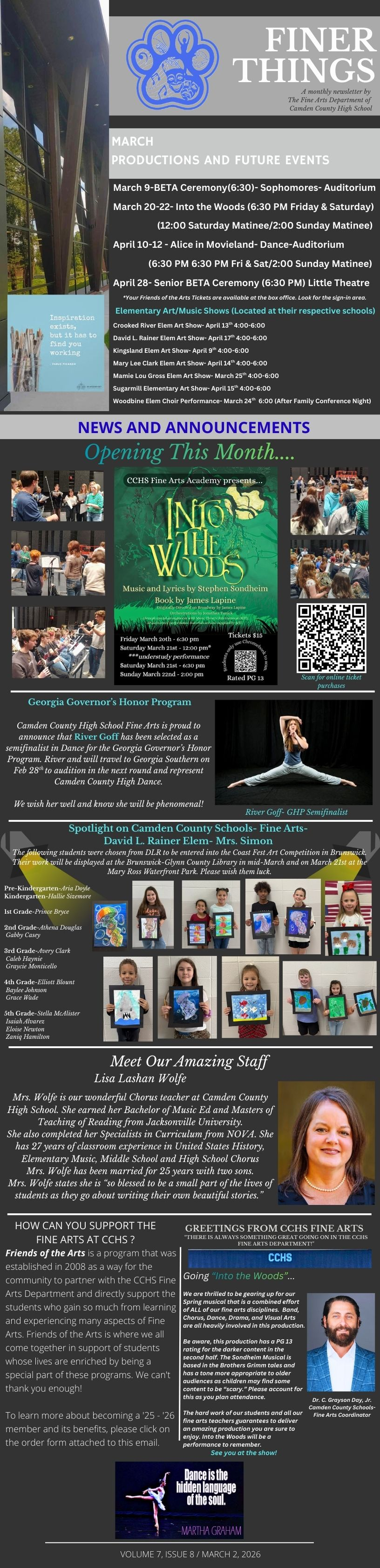 Finer Things, January 2026