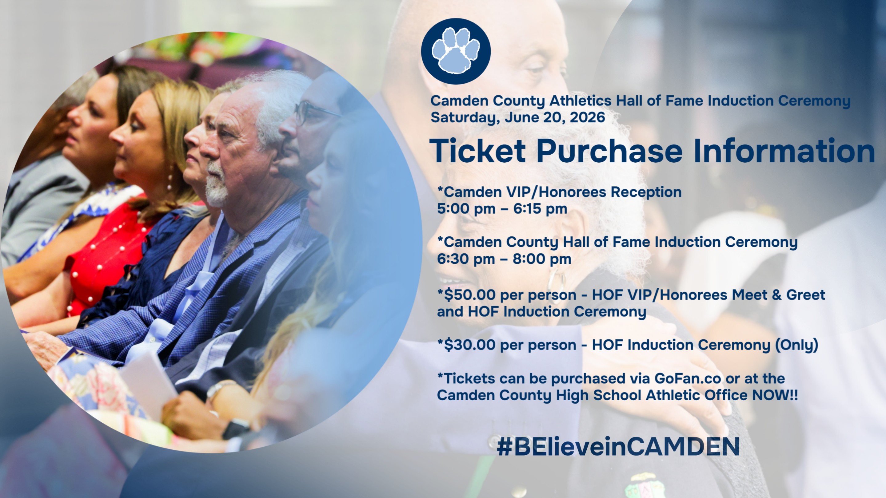 Hall of Fame Ticket info