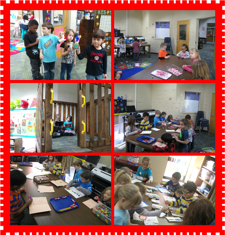 collage of library activities