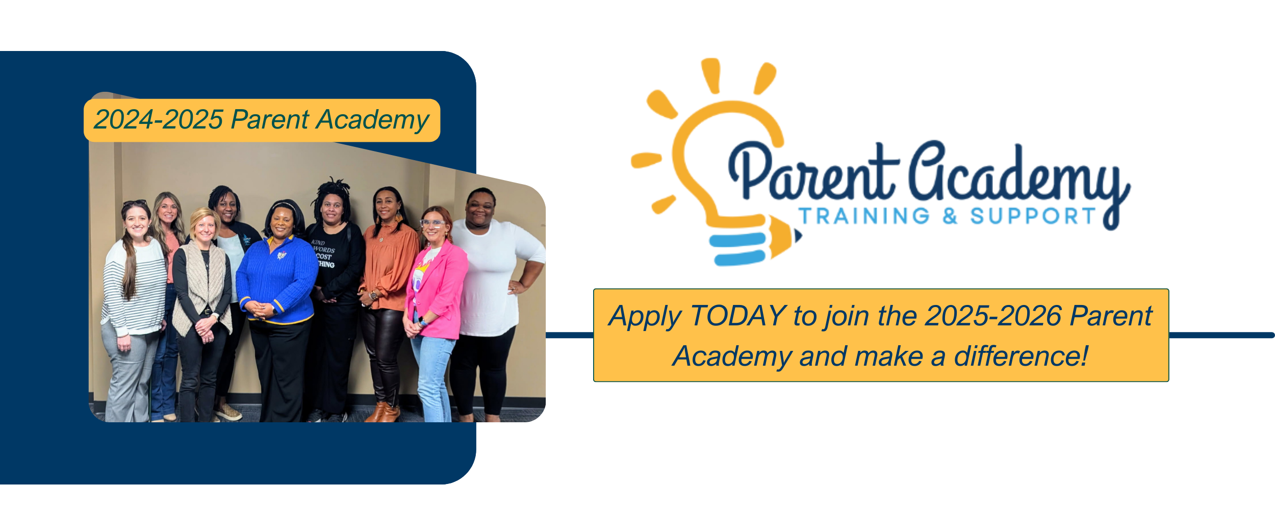 Apply for 2025-2026 Parent Academy