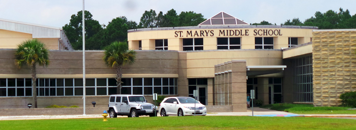 st marys middle school building from the outsides