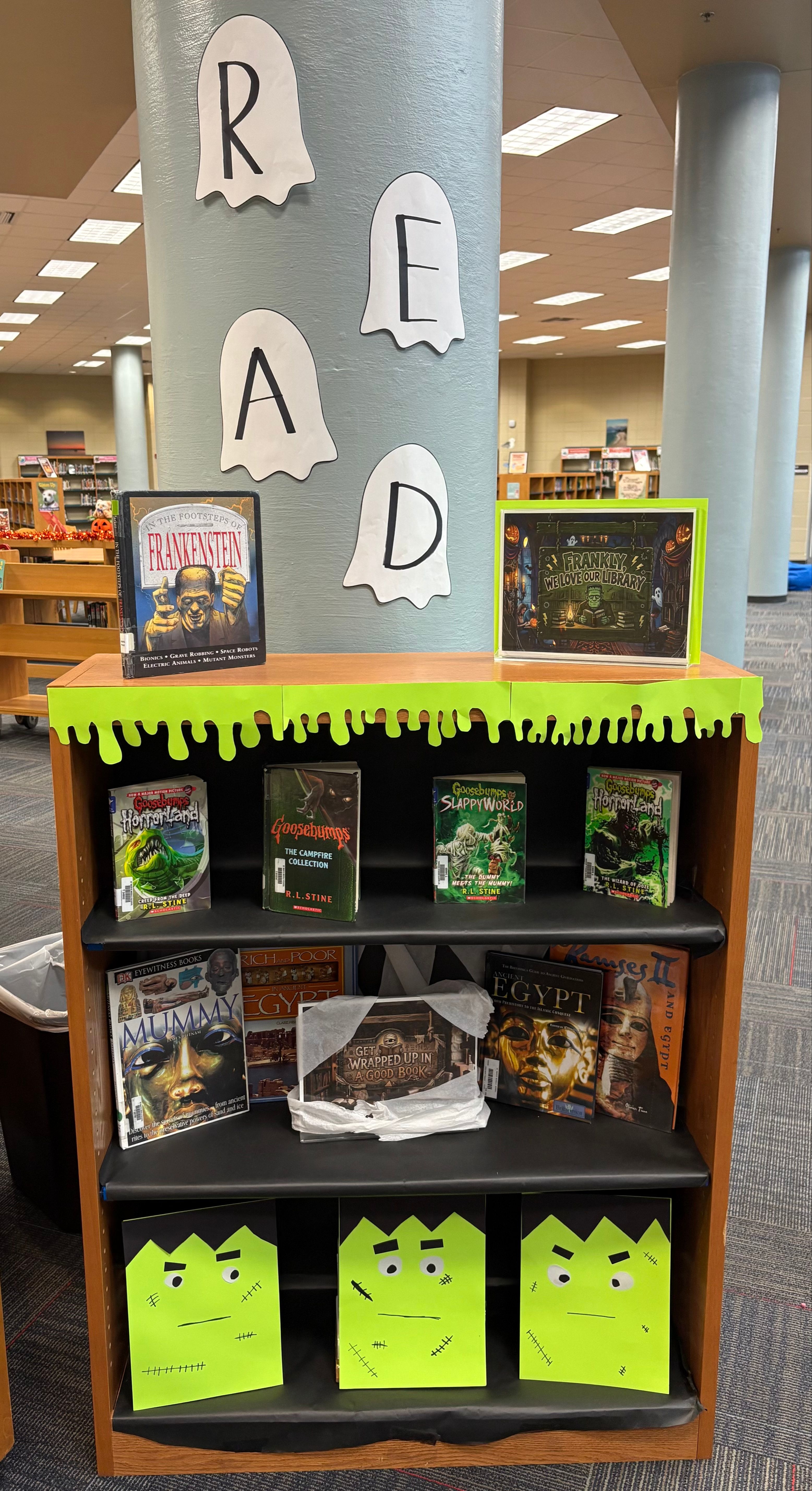 October student library display