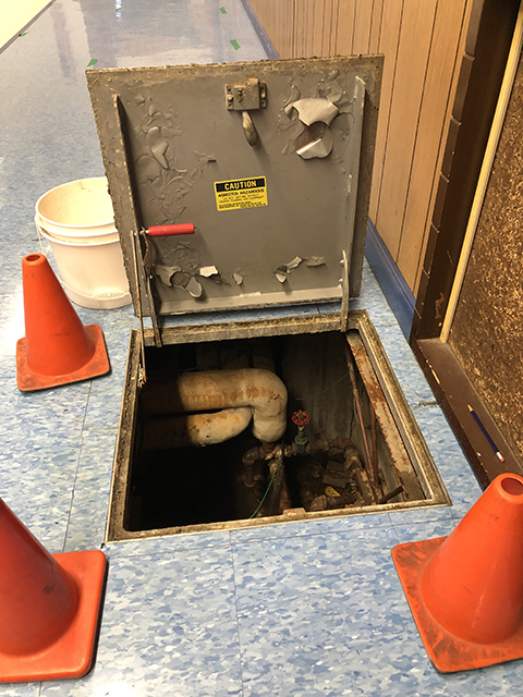 LES Steam Tunnel - Leaks - Asbestos
