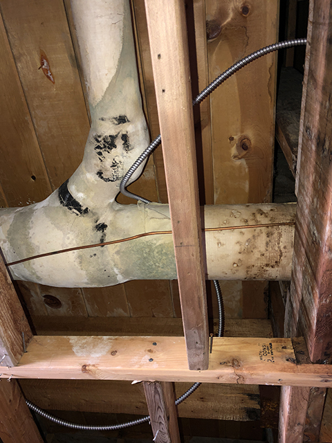 LES Drains - Roof - Leaking - Mold - Asbestos
