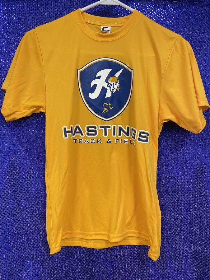 Hastings Middle School track t-shirt