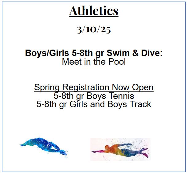 Daily HMS Athletics Update