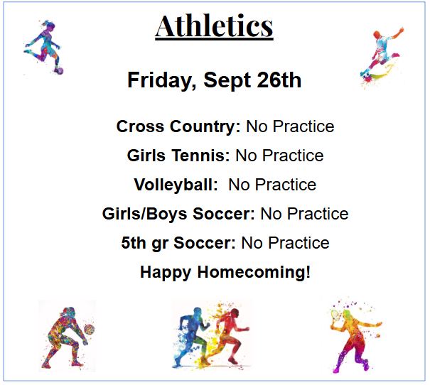 Daily HMS Athletics Update