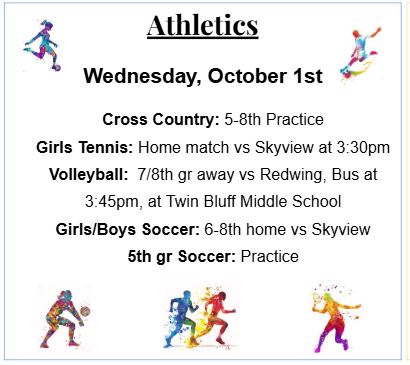 Daily HMS Athletics Update