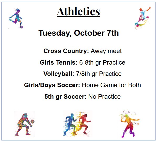 Daily HMS Athletics Update