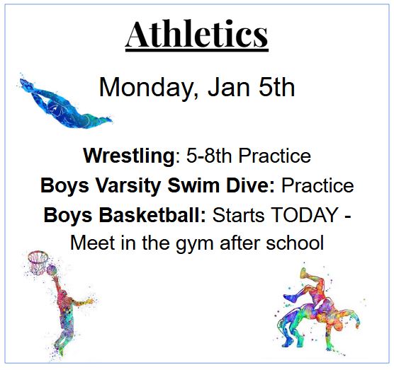 Daily HMS Athletics Update