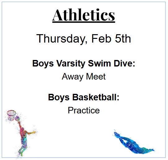 Daily HMS Athletics Update