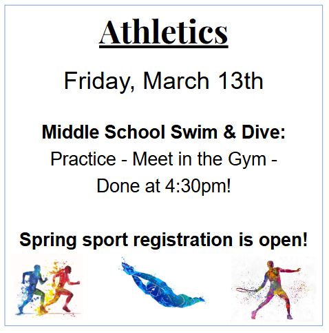 Daily HMS Athletics Update