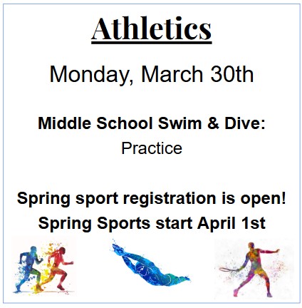 Daily HMS Athletics Update