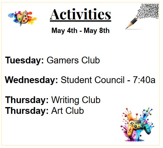 Weekly Activities