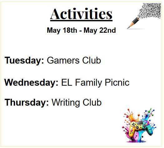 Weekly Activities