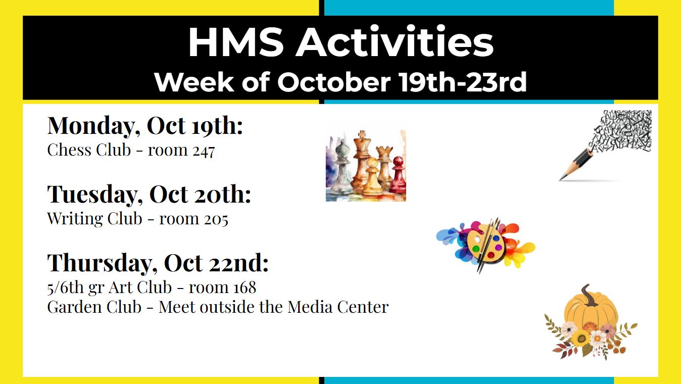 Weekly Activities