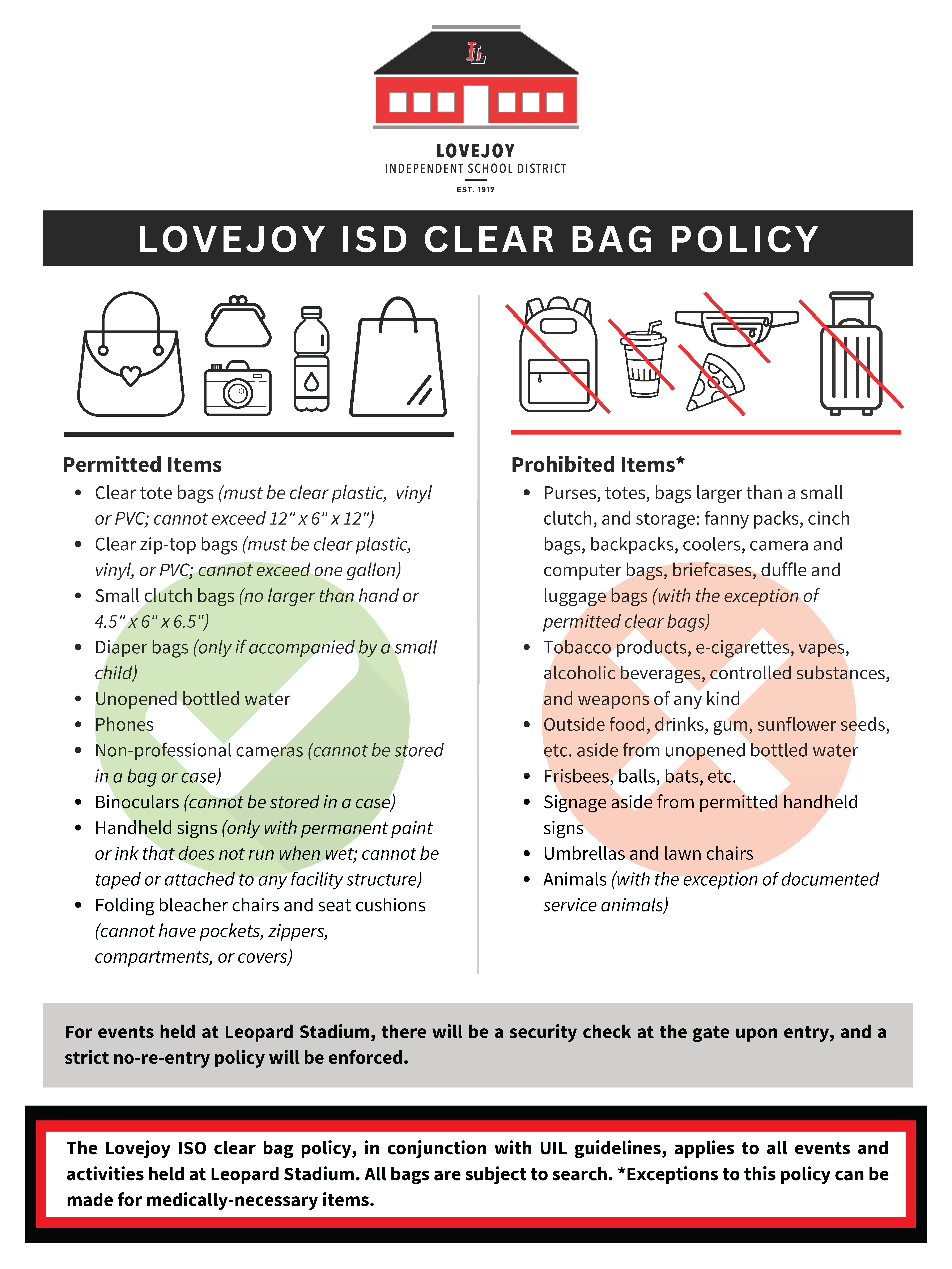 Clear Bag Policy