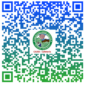 A QR code with the California state logo.