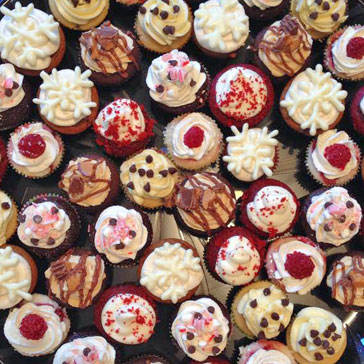 diferent cupcakes 