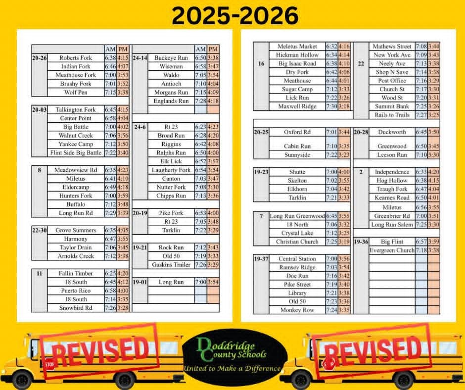 Bus Schedule 1