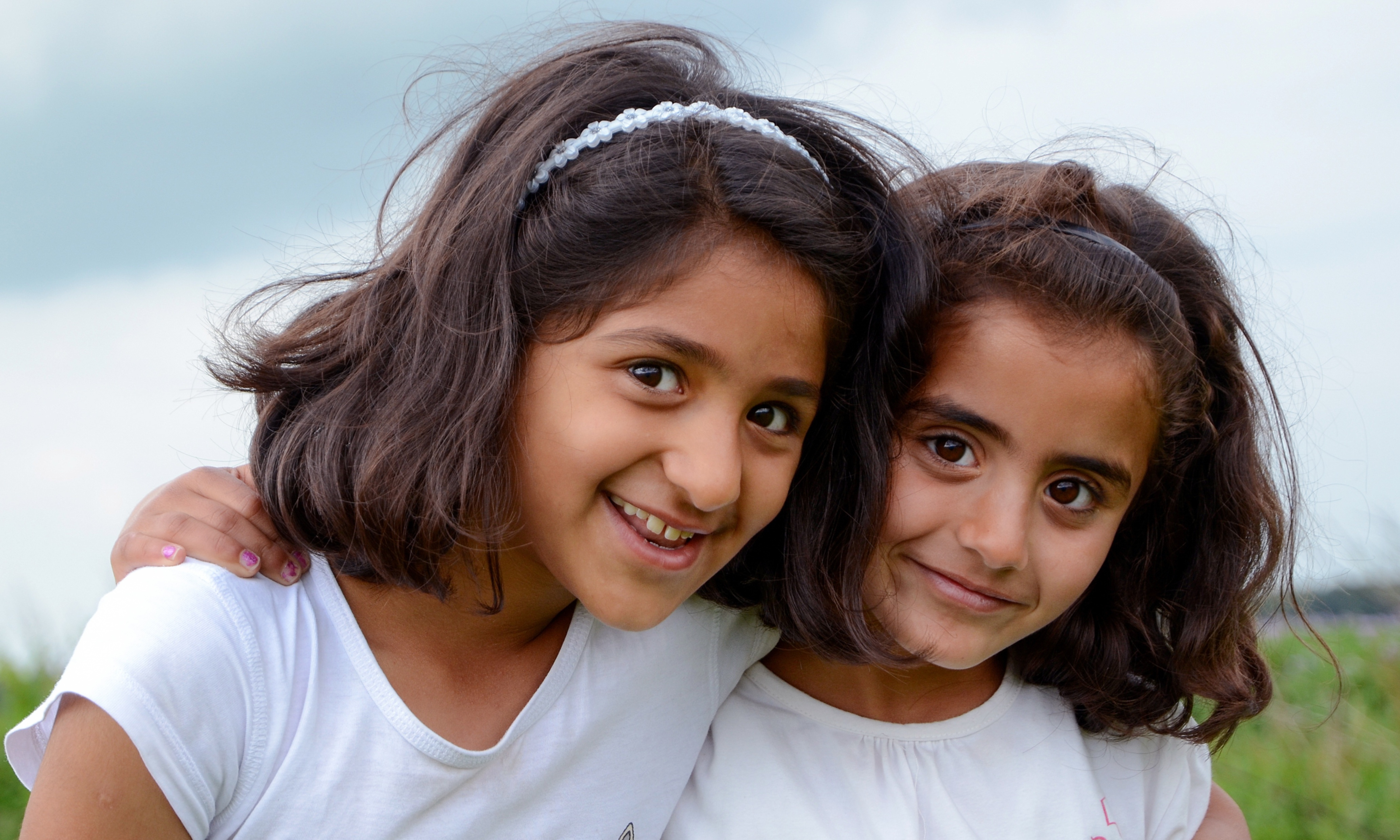 Two Students smiling 