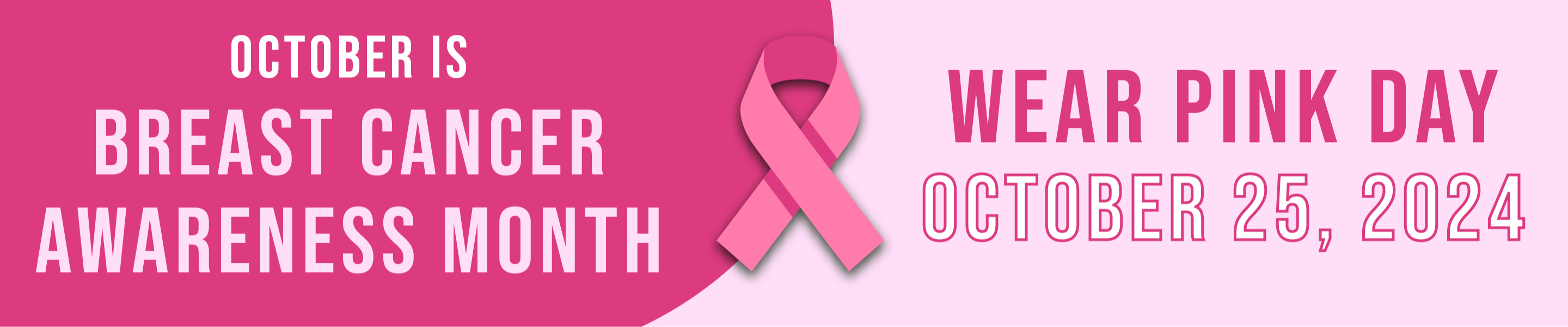 Wear Pink Day is October 25, 2024