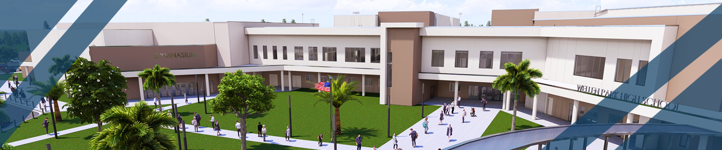 Rendering of wellen park high school 