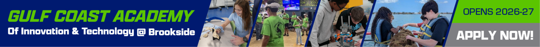Gulf Coast Academy of Innovation & Technology @ Brookside - Apply Now! 