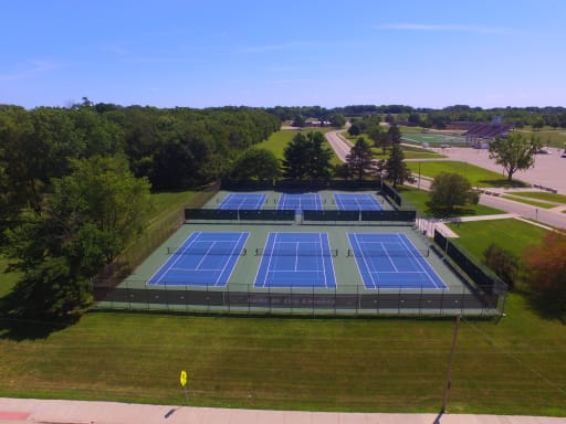 Three Tennis courts