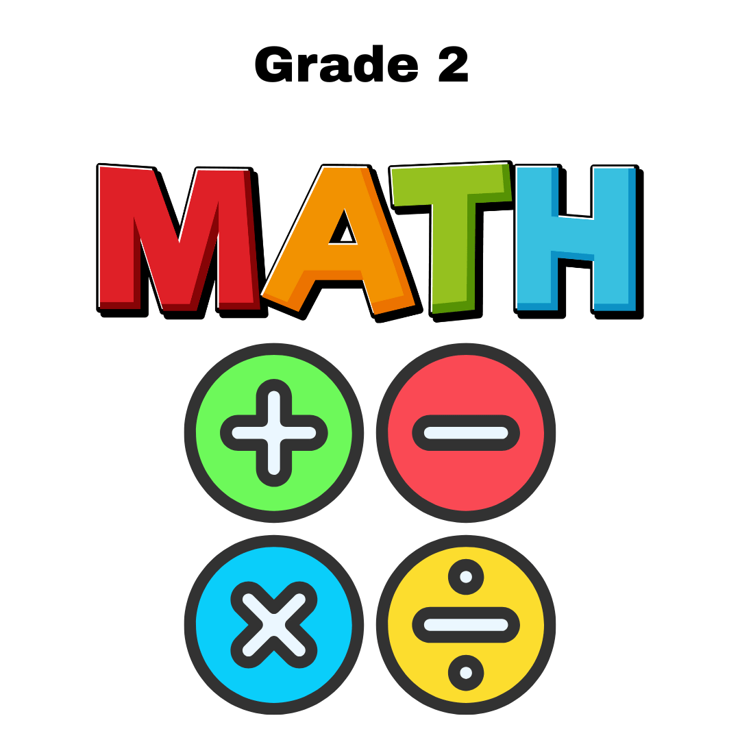Math symbols Grade 2