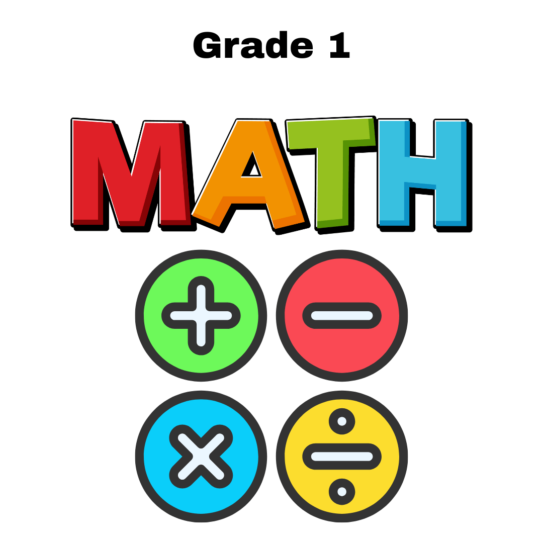 Math symbols Grade 1