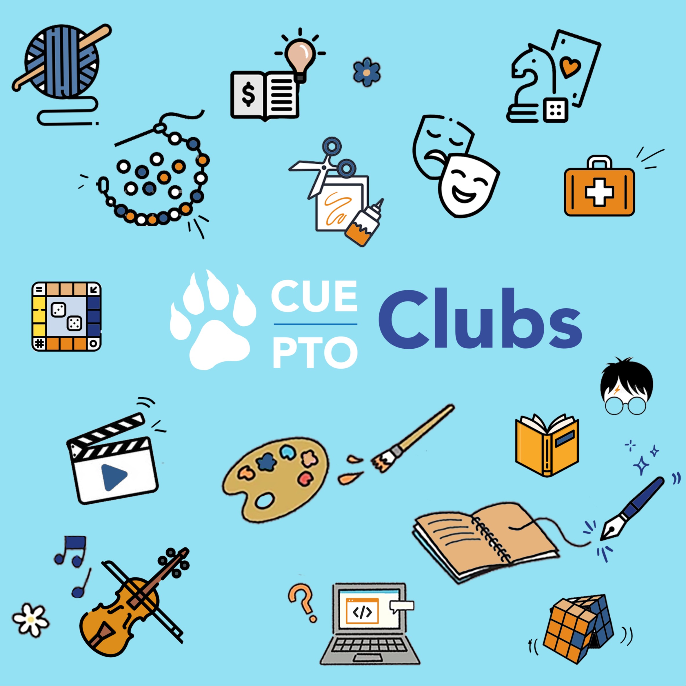 CUE PTO Clubs icons