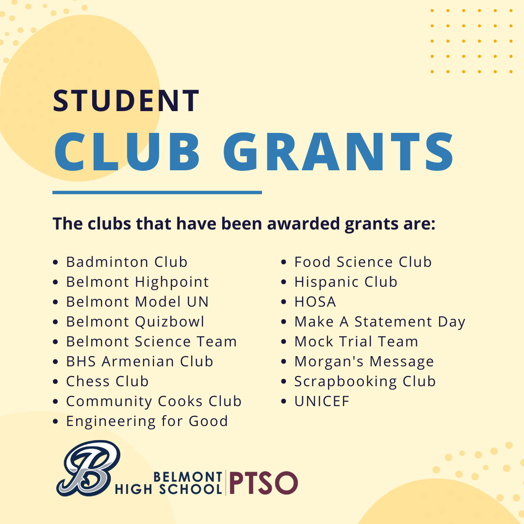 Student Club Grants