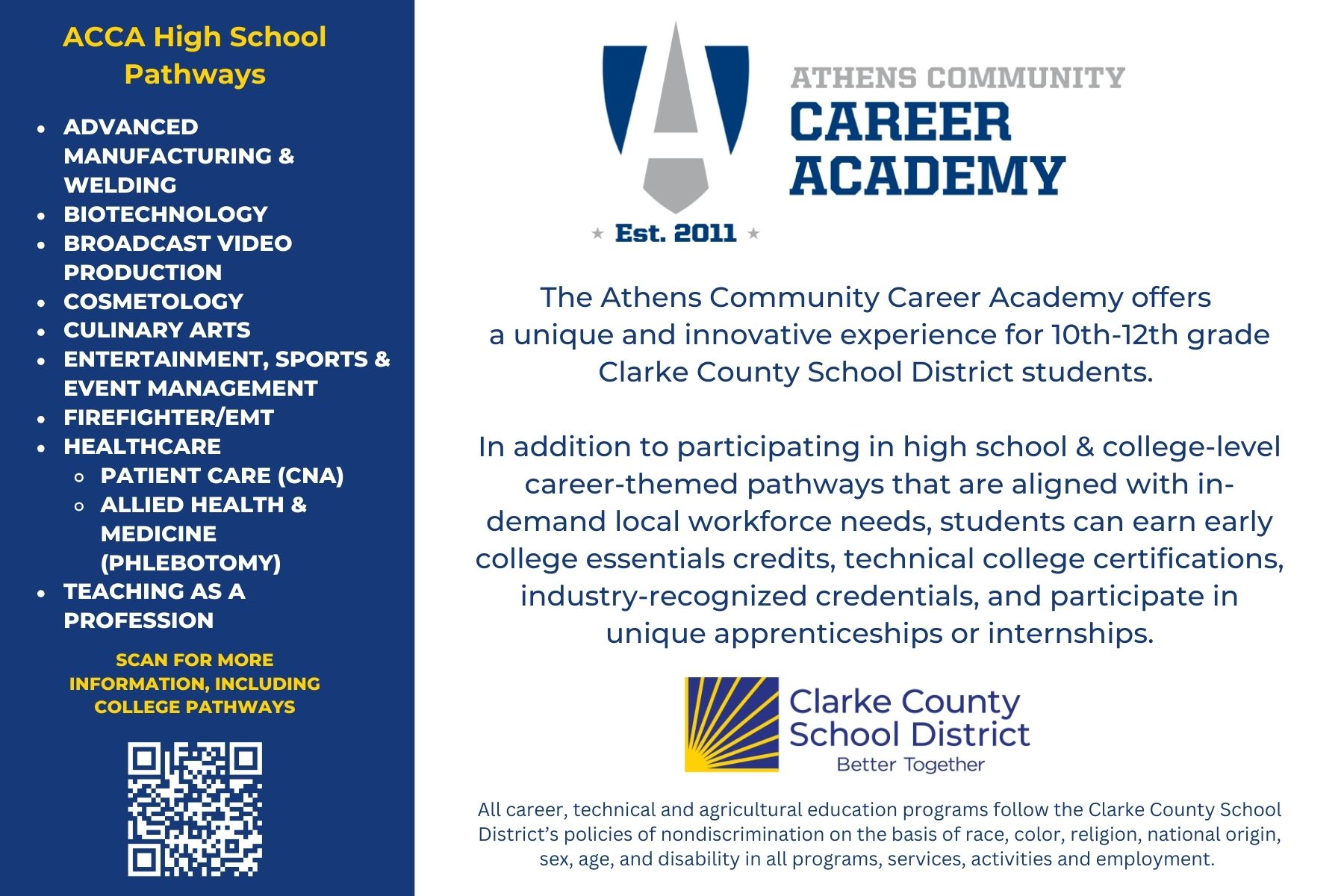 ACCA Pathway Flyer