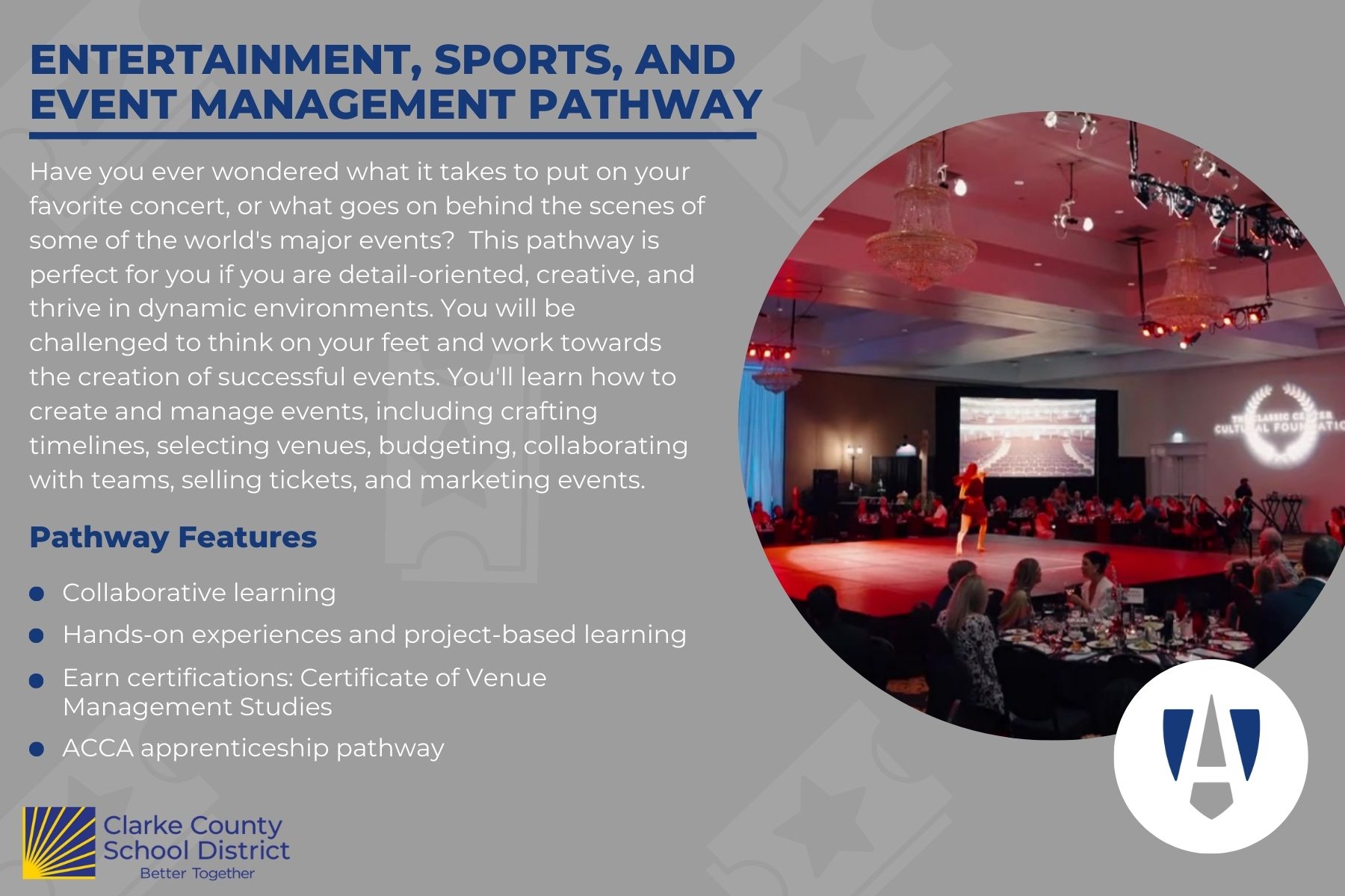 Entertainment, Sports, & Event Management Flyer