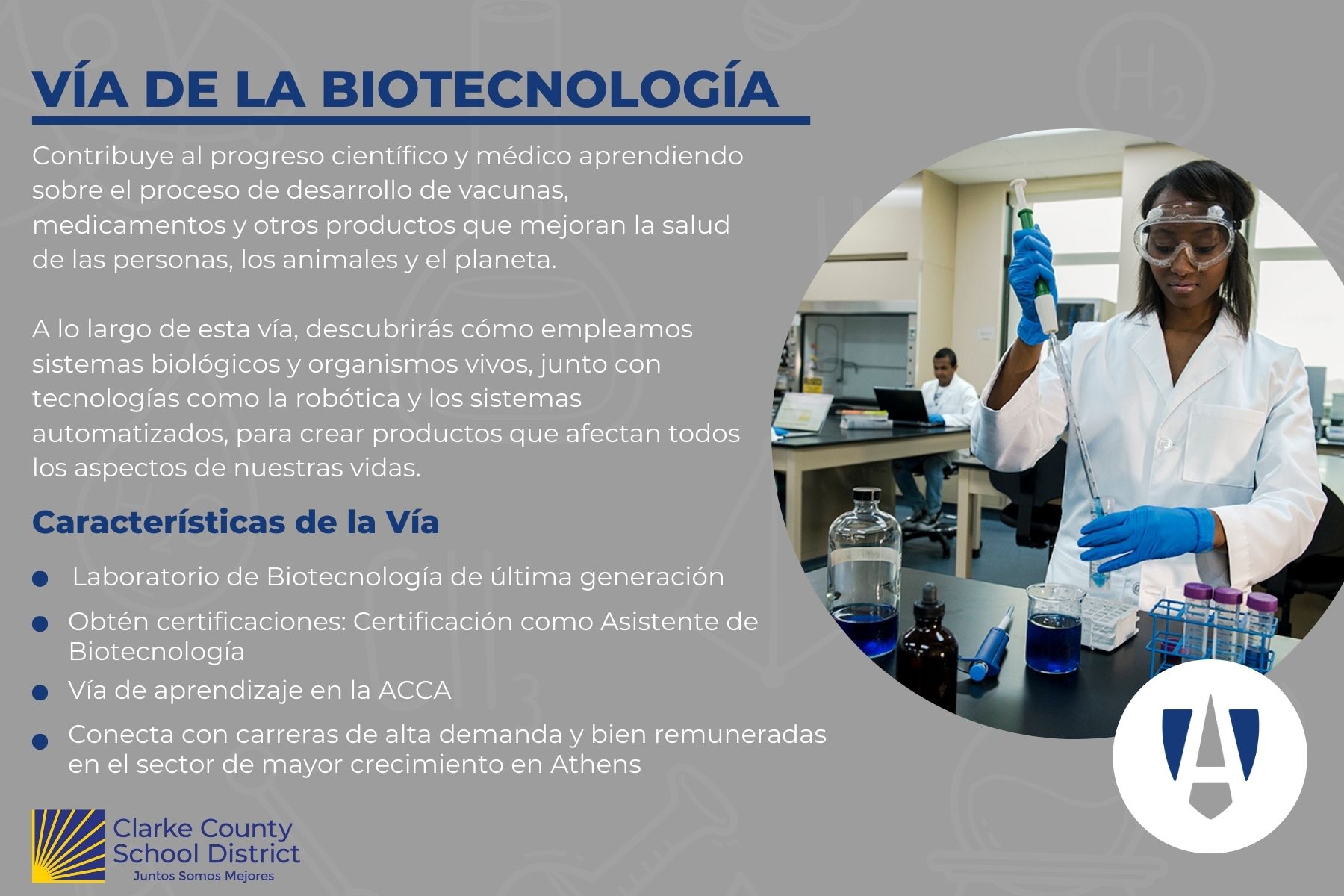 Biotechnology Flyer - Spanish