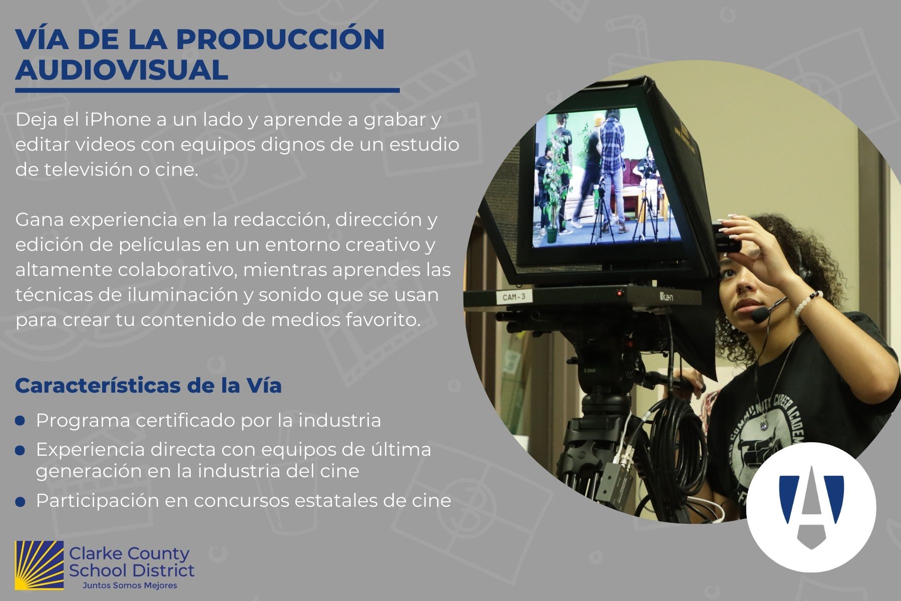 Broadcast Video Flyer - Spanish
