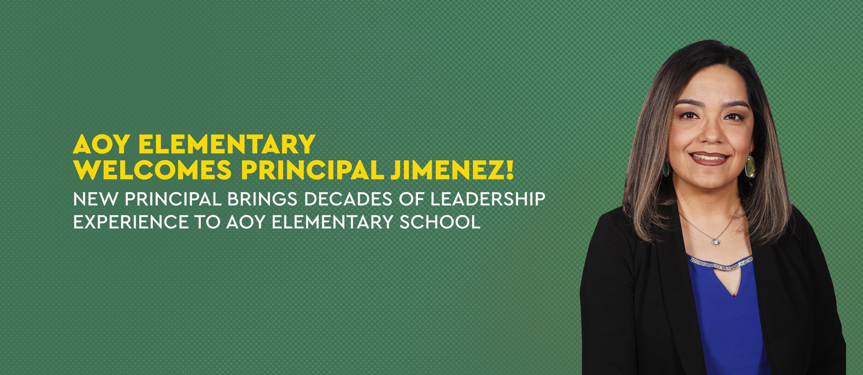 aoy welcomes new principal