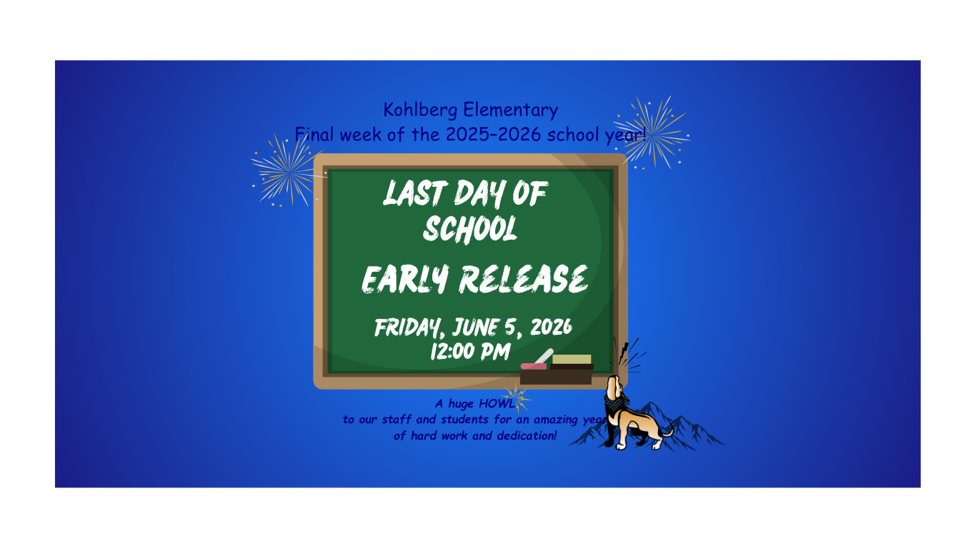 Last Day of School Early Release Flyer