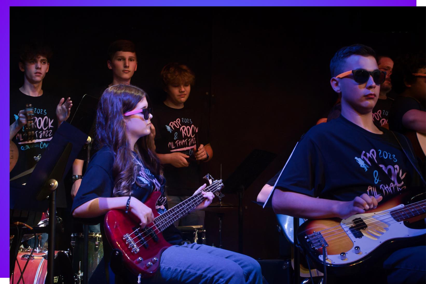 Jazz Band on stage