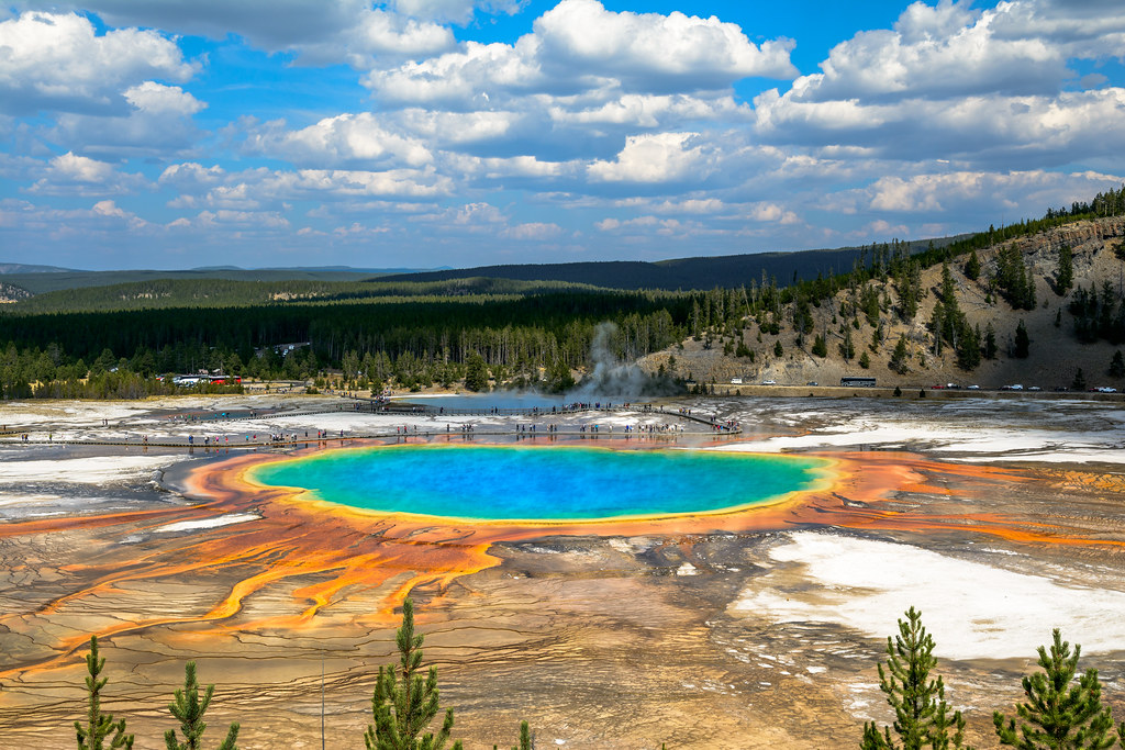 Grand Prismatic Spring @ Yellowstone NP