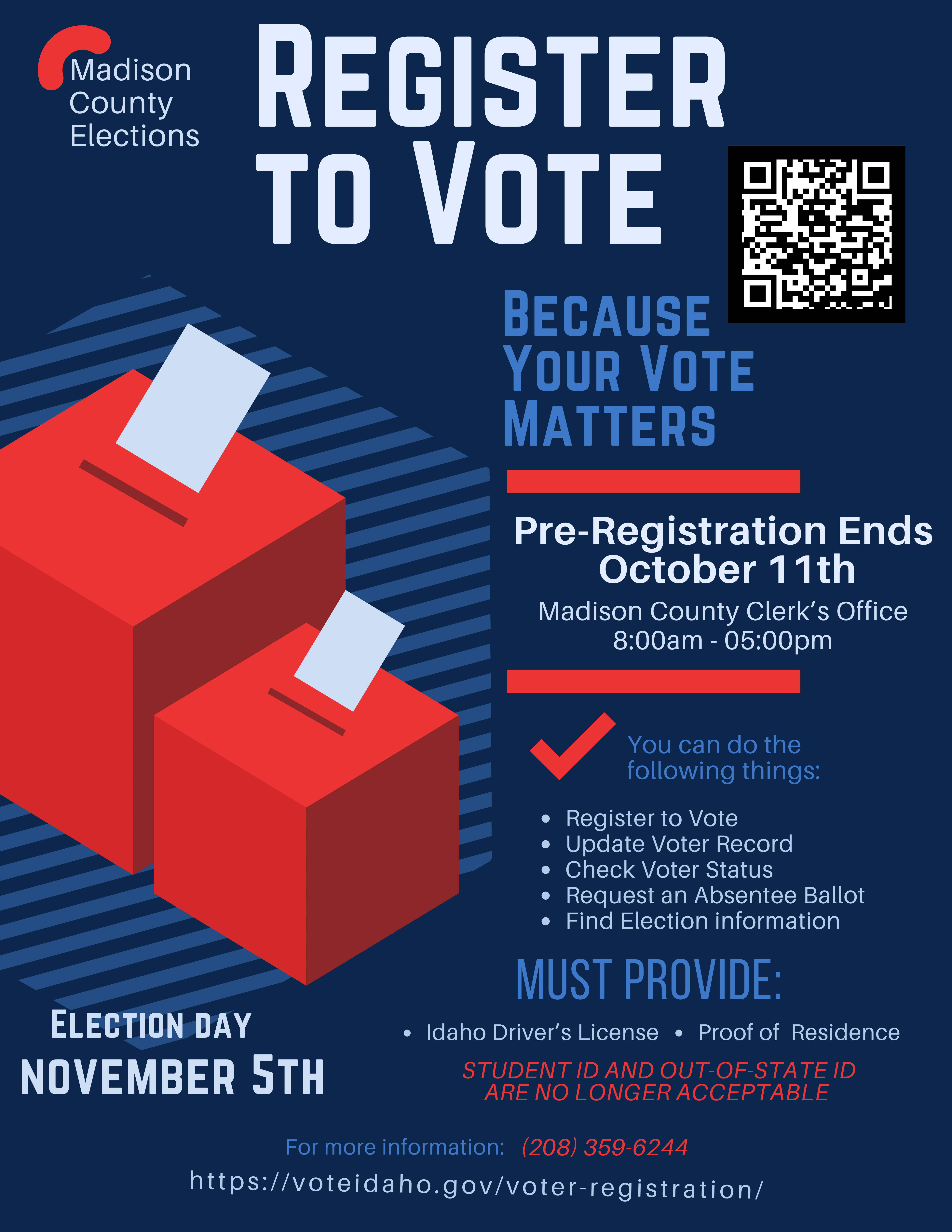 Voter Registration Information Flyer