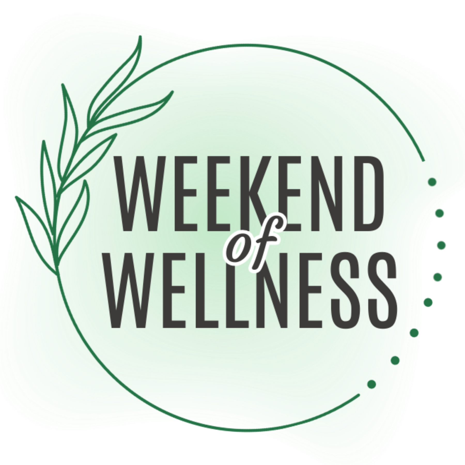 Weekend of Wellness Round Logo