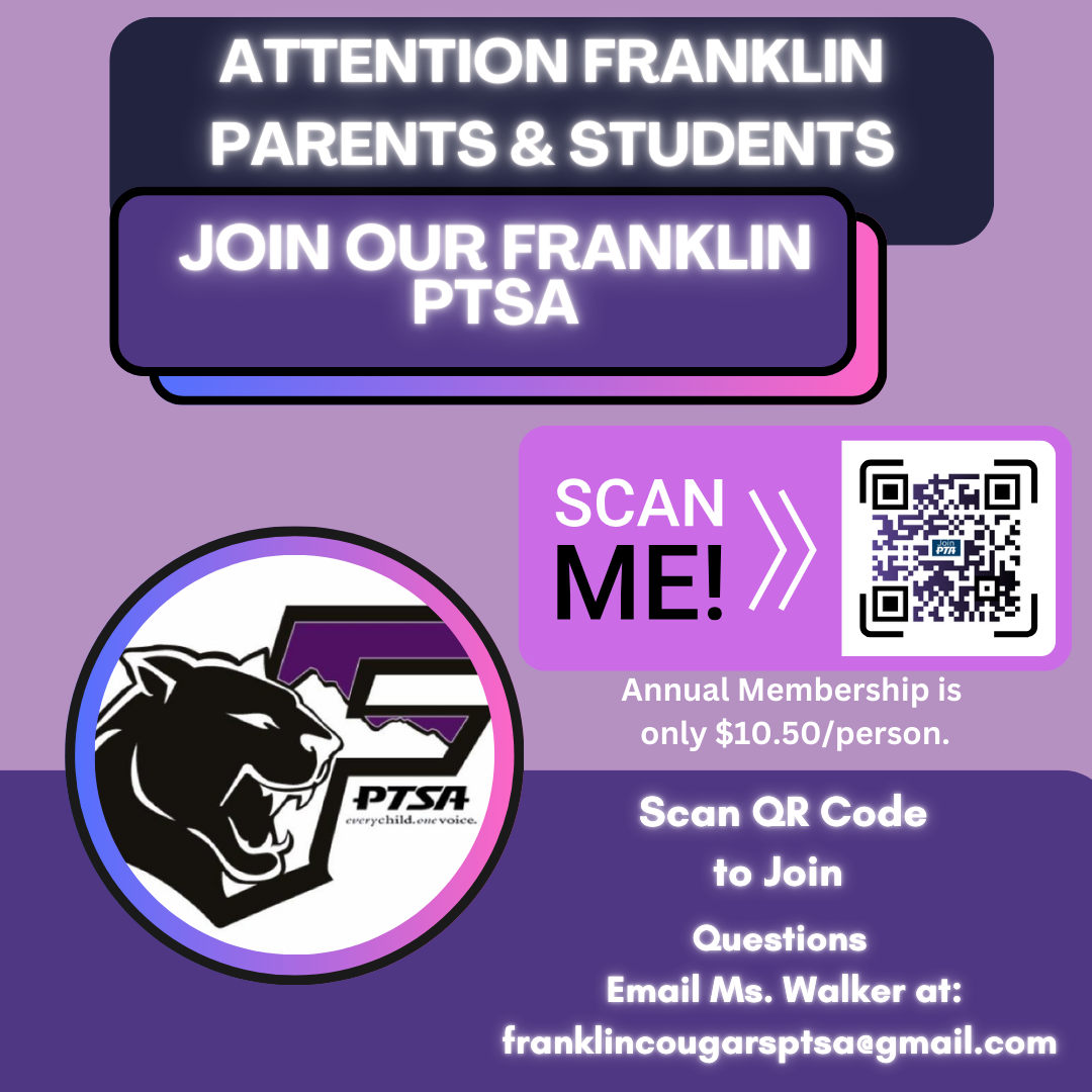 PTSA Flyer - English - See Details below.