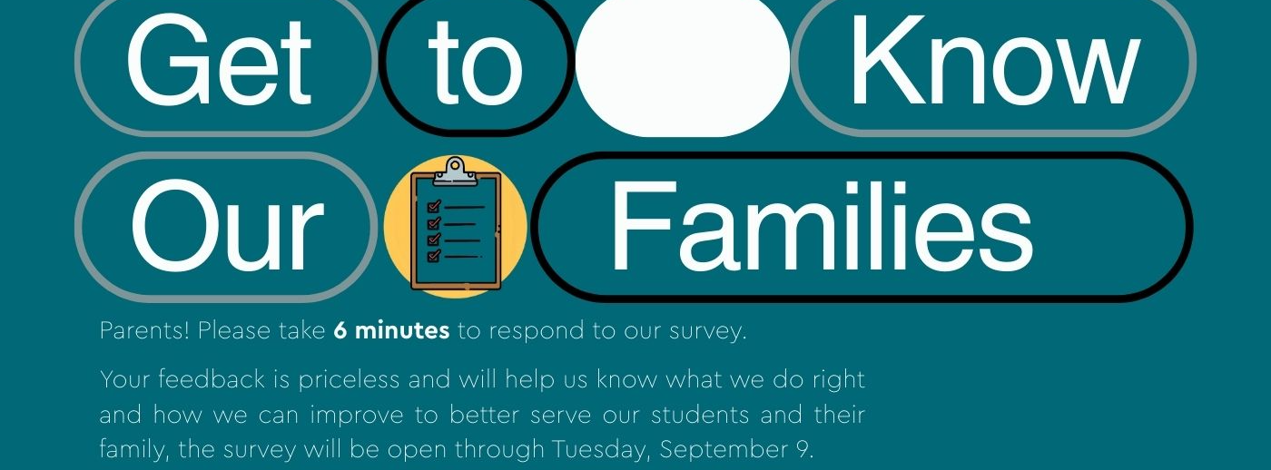 Please take our parent survey!