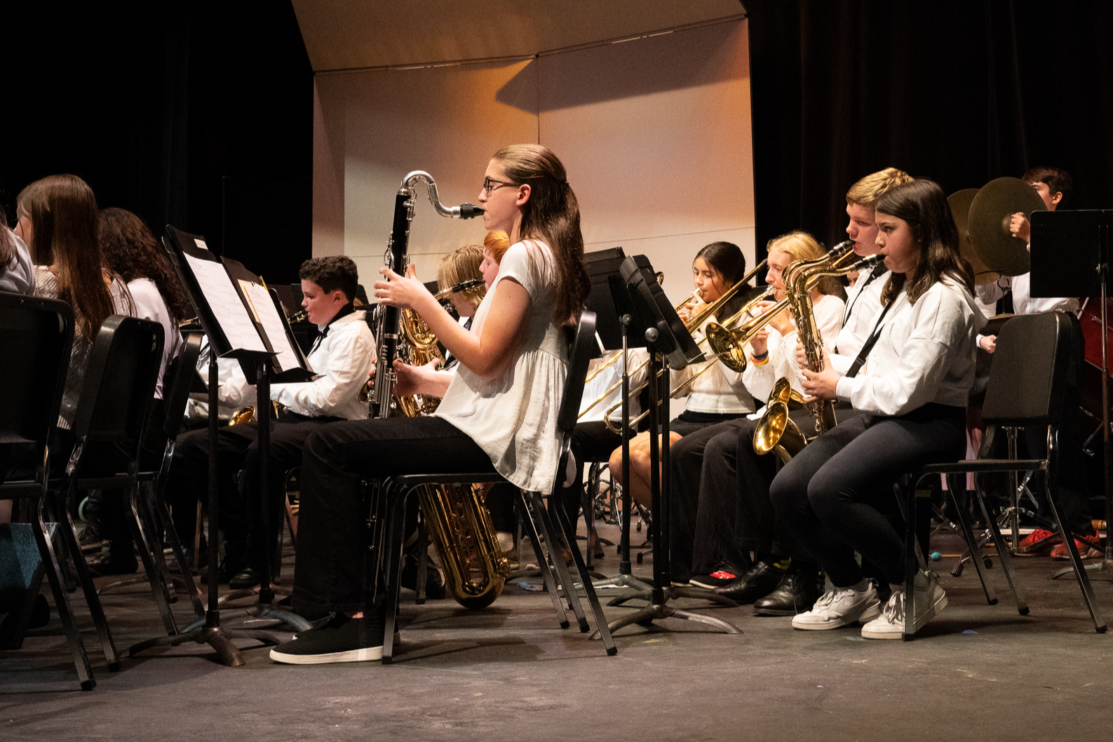 kids performing in orchestra